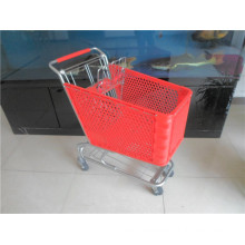 Hot Sale Colorful Plastic Shopping Cart